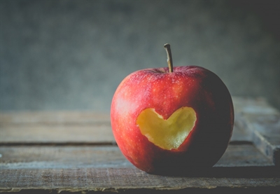 hjerte æbler