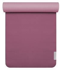 Yogamåtte Pro på 61 cm x 183 cm og 6 mm tyk i bordeaux - pro