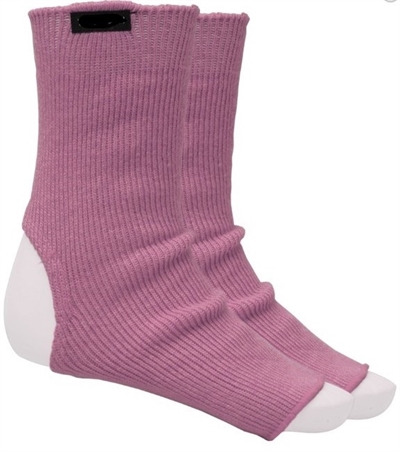 Yoga sokker i lyserød bomuld - one size