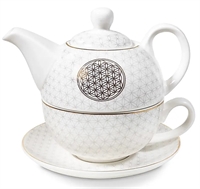 Tea for One tesæt  - Flower of life - 400 ml