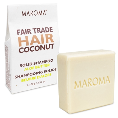 Maroma Coconut & Aloe solid shampoo bar - 100 gr