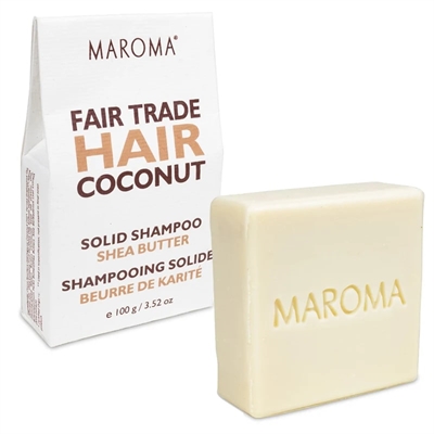 Maroma Coconut & Shea Butter solid shampoo bar - 100 gr