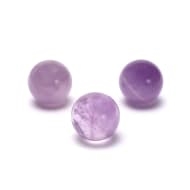 Feng shui amethyst kugler - 3 stk. 