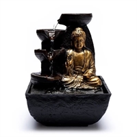 Buddha vandfontæne - 13.3 x 13.3 x 17.3 cm