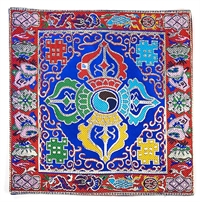 Dug til Syngende skål eller alter - dobbelt Dorje brokade