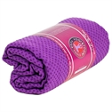 Yoga towel silicone slip resistant - Lilla