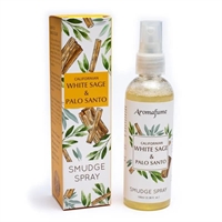 Aroma Smudge spray hvid salvie & palo santo - 100 ml.