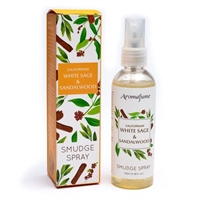 Aroma Smudge spray hvid salvie og sandeltræ - 100 ml.