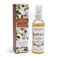 Aroma Smudge spray hvid salvie og røgelse - 100 ml.  