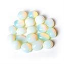 Opaline glas tumblede sten - ca. 300 gr.