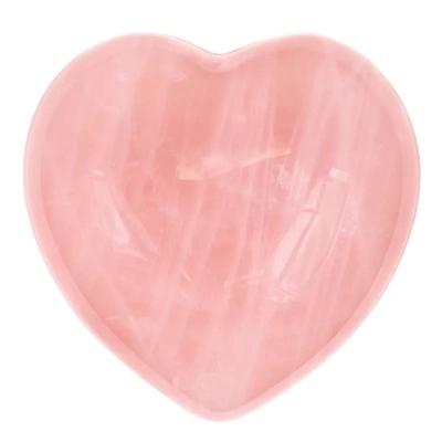 Rosekvarts hjerte bekymringssten - 3,5 cm