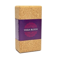 Yogablok kork - mål 23 x 12 x 7.5 cm. 