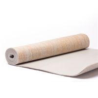 Yogamåtte jute Yoga mat i grå på  61 x 183 og 5 mm tyk