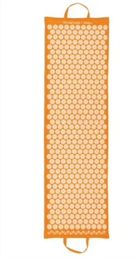 Pigmåtte på 138 x 44 cm i orange Akupressur måtte / Sømmåtte - XXL 