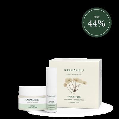 Gaveæske med couture øjencreme og face butter til ansigtet fra Karmameju 