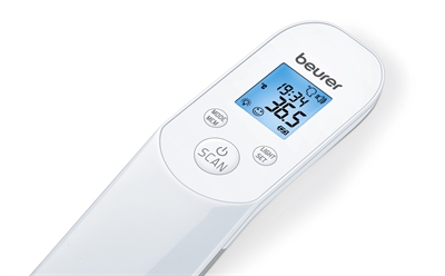 Beurer FT 85 Kontaktfri termometer - Måler kropstemperatur, objekttemperatur og rumtemperatur helt kontaktfrit