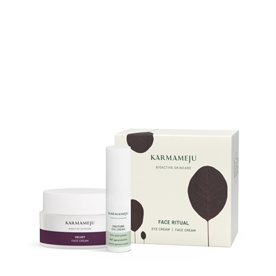 Gaveæske Loving  01 med Ansigtscreme og øjencreme til ansigtet fra Karmameju 