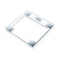Beurer GS14 glasvægt. Kapacitet 150 kg. Stort LCD display