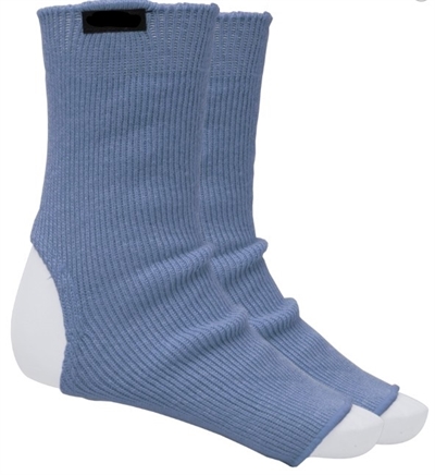 Yoga sokker i blå bomuld - one size