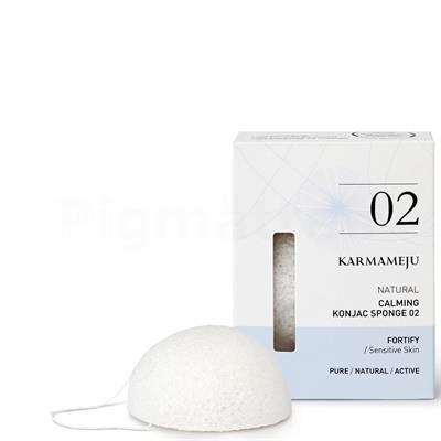 Konjac sponge 02 NATURAL fra Karmameju