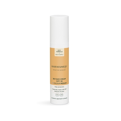 BB ansigtscreme med farve og SPF 30 Karmameju 50 ml - Medium - NY FORMEL