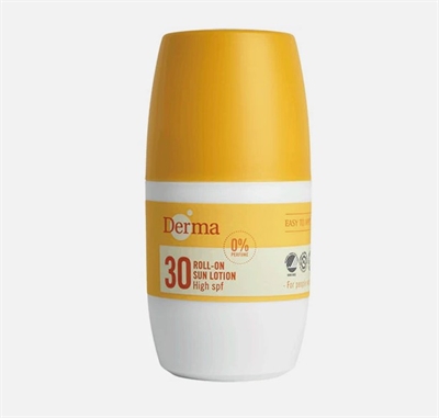 Ekstra nedsat - Derma Roll-on Sun Lotion SPF 30 - 50 ml.