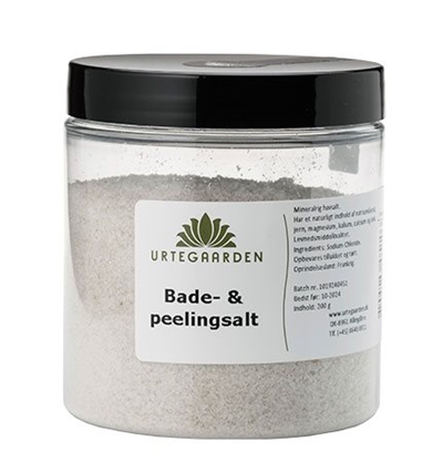 Urtegaarden bade - og peelingsalt - 200 gr.