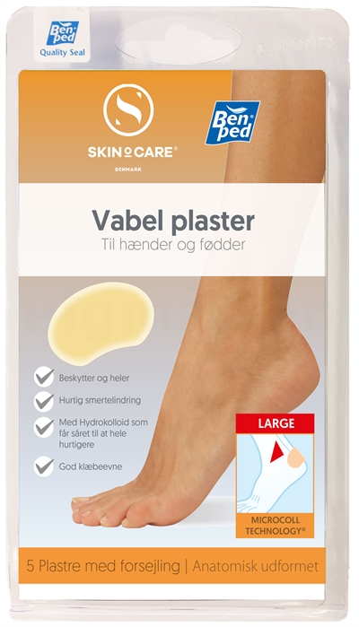 Vabel plaster medium og small til hænder og fødder  - SkinOcare 