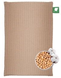 Varmepude med kirsebærsten Vaffel mønster 20 x 30 Varmepude til mikroovn - Beige