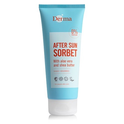 Aftersun Sorbet uden parfume fra Derma 