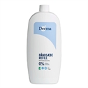 Derma family håndsæbe refill uden parfume - 1000 ml.