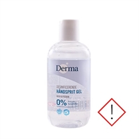 Derma håndsprit Gel i flaske - 250 ml 