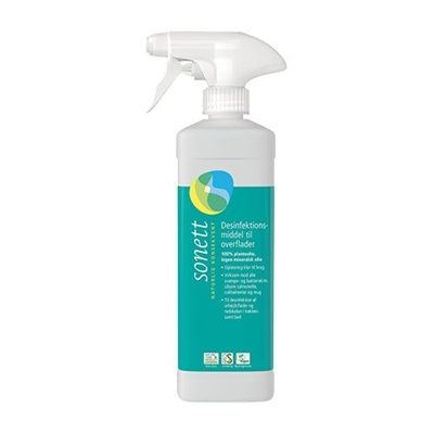 Sonett Desinfektionsmiddel til overflader på spray - 500 ml