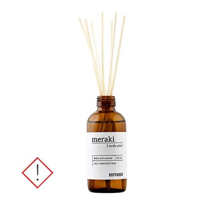 Meraki duftfrisker diffuser med 7 pinde - Nordic pine