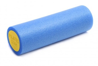 Yoga foamroller i blå på 45 x 15 cm ( kort model )