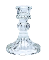  Glas lysestage til middagslys - 8 x 10 cm  