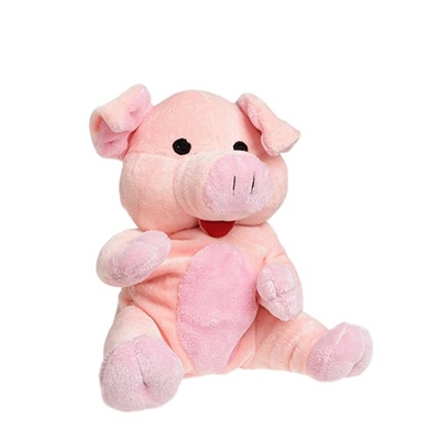 Varmepude gris med kirsebærsten - Varmepude til mikroovn