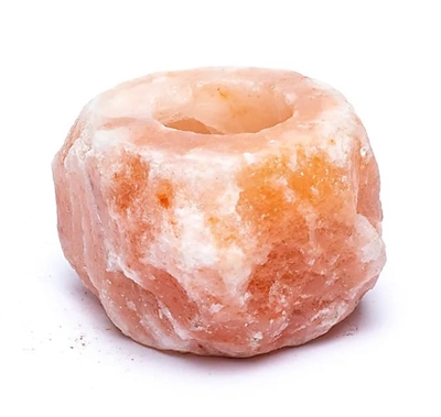 Himalaya salt fyrfadslysholder ca. 10 cm 