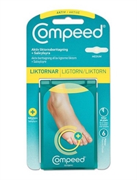 Compeed ligtorne plaster Moist - 6 stk.