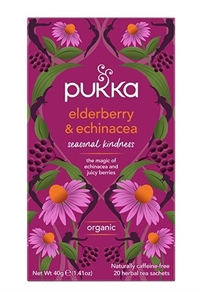Pukka the hyldeblomst og Echinecea te  - 20 økologiske te breve