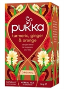 Pukka te - Turmeric, Ginger & Orange te - 20 økologiske breve