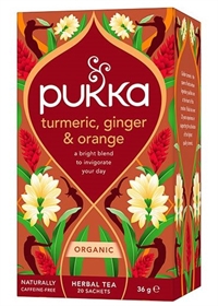 Pukka te - Turmeric, Ginger & Orange te - 20 økologiske breve