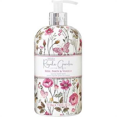 Håndsæbe Royale Garden Rose, Poppy & Vanilla - 500 ml.