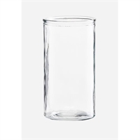 Vase Cylinder Klar - 24 x 13 cm.