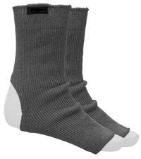 Yoga sokker i mørkegrå bomuld - one size