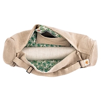 Yoga taske i jutebomuldsstof med Mindful Jungle print - 75 cm x 20 cm