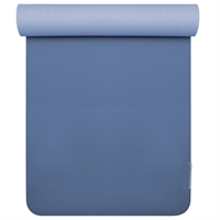 Yogamåtte Pro på 61 x 183 cm og 6 mm tyk i blå - pro