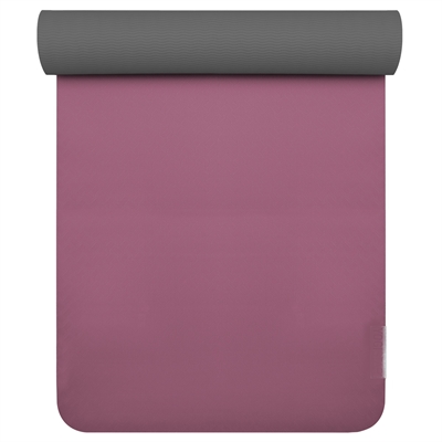 Yogamåtte Pro på 61cm x 183 cm og 6 mm tyk i bordeaux/anthracit - pro